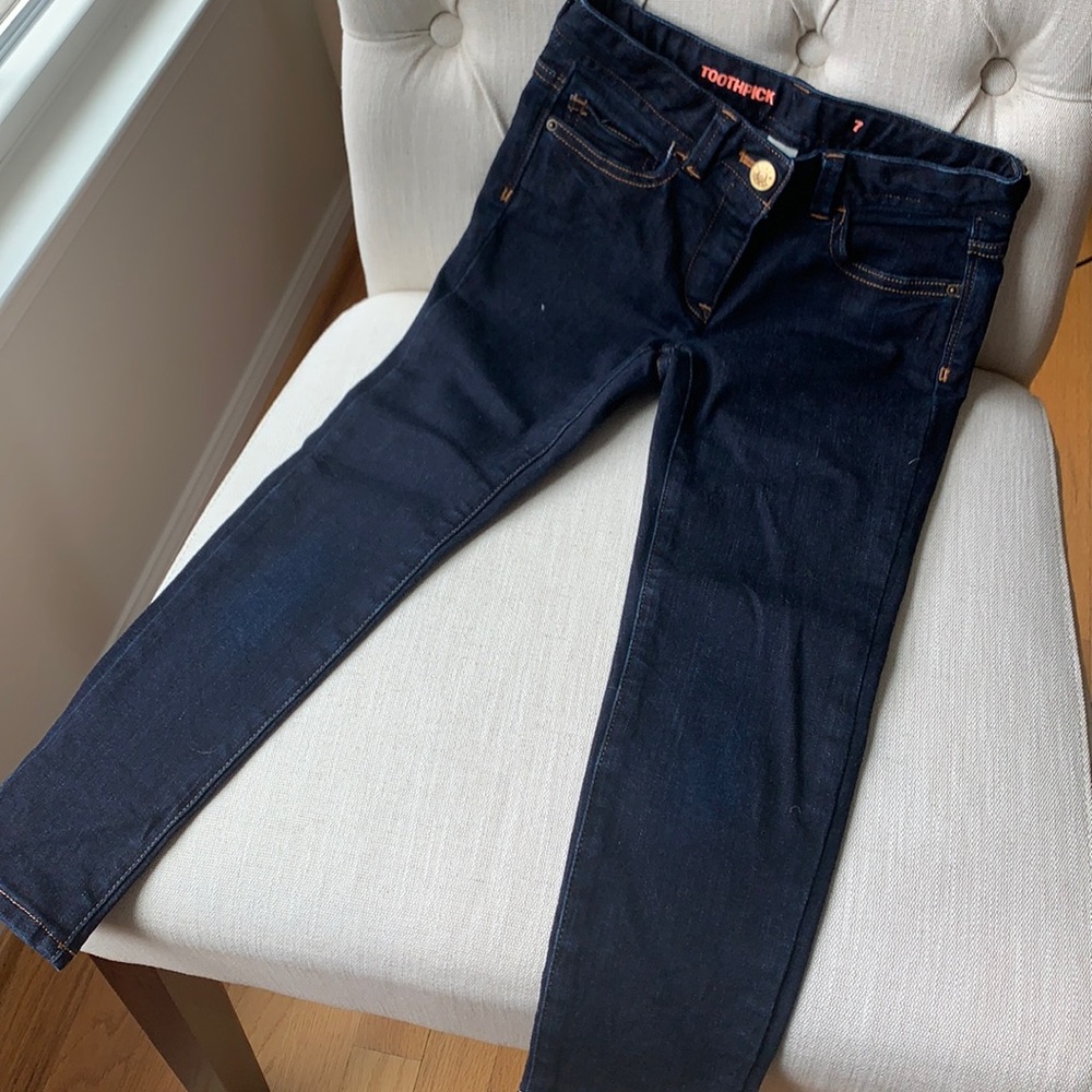 Girls crewcuts toothpick jeans size 7